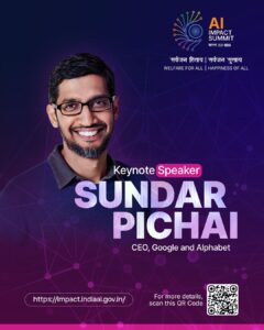 sundar pichai at India AI Impact summit