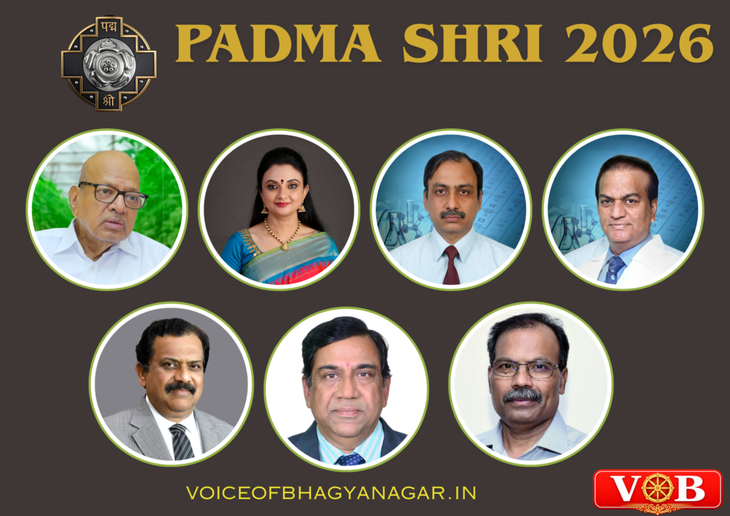 Padma shri Award winners from telangana 2026